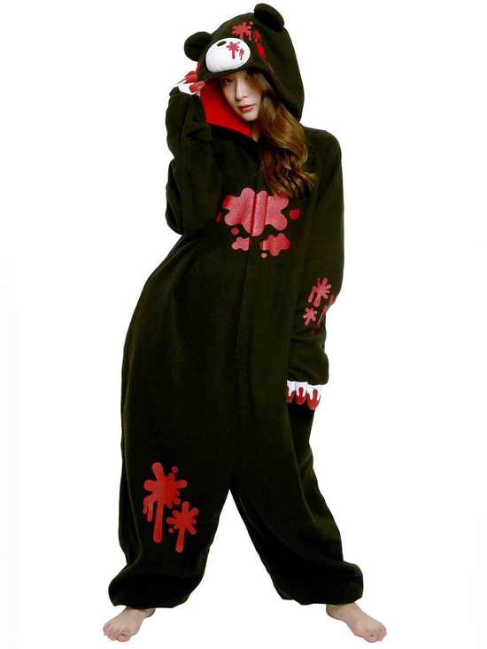 Pants - 🇺🇸 Gloomy Bear Black Kigurumi